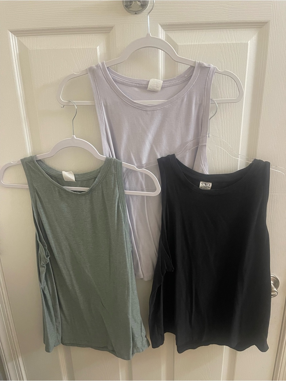 Everyday Sleeveless Tank Top - Black, Sage, Light Lavender